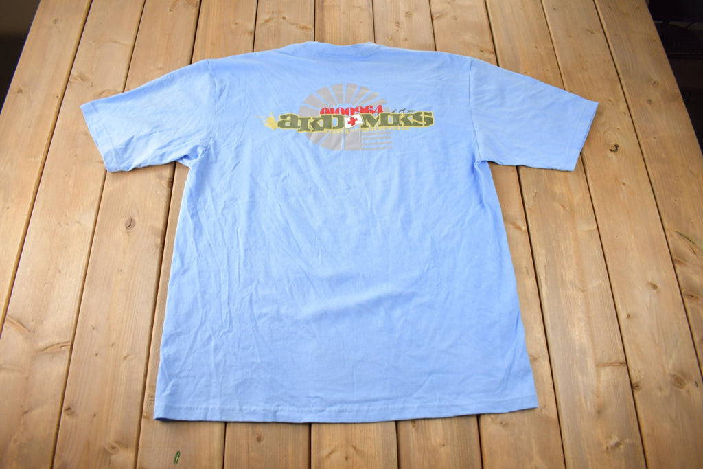 Vintage 1990s Akademiks Heavy Weight Graphic T Shirt Made In USA