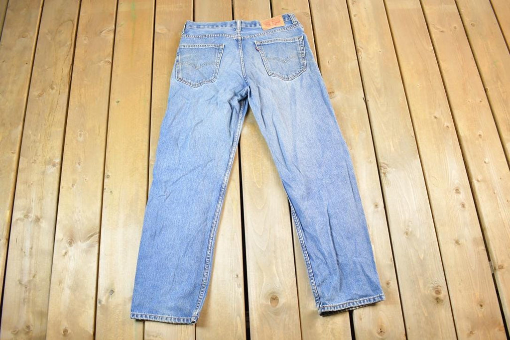 Vintage 1970s Levi Strauss Red Tab 550 Denim Jeans Size 32 x 32 Made In USA