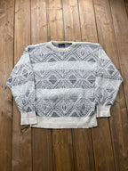Vintage 1990's Knitted Sweater , Made In USA