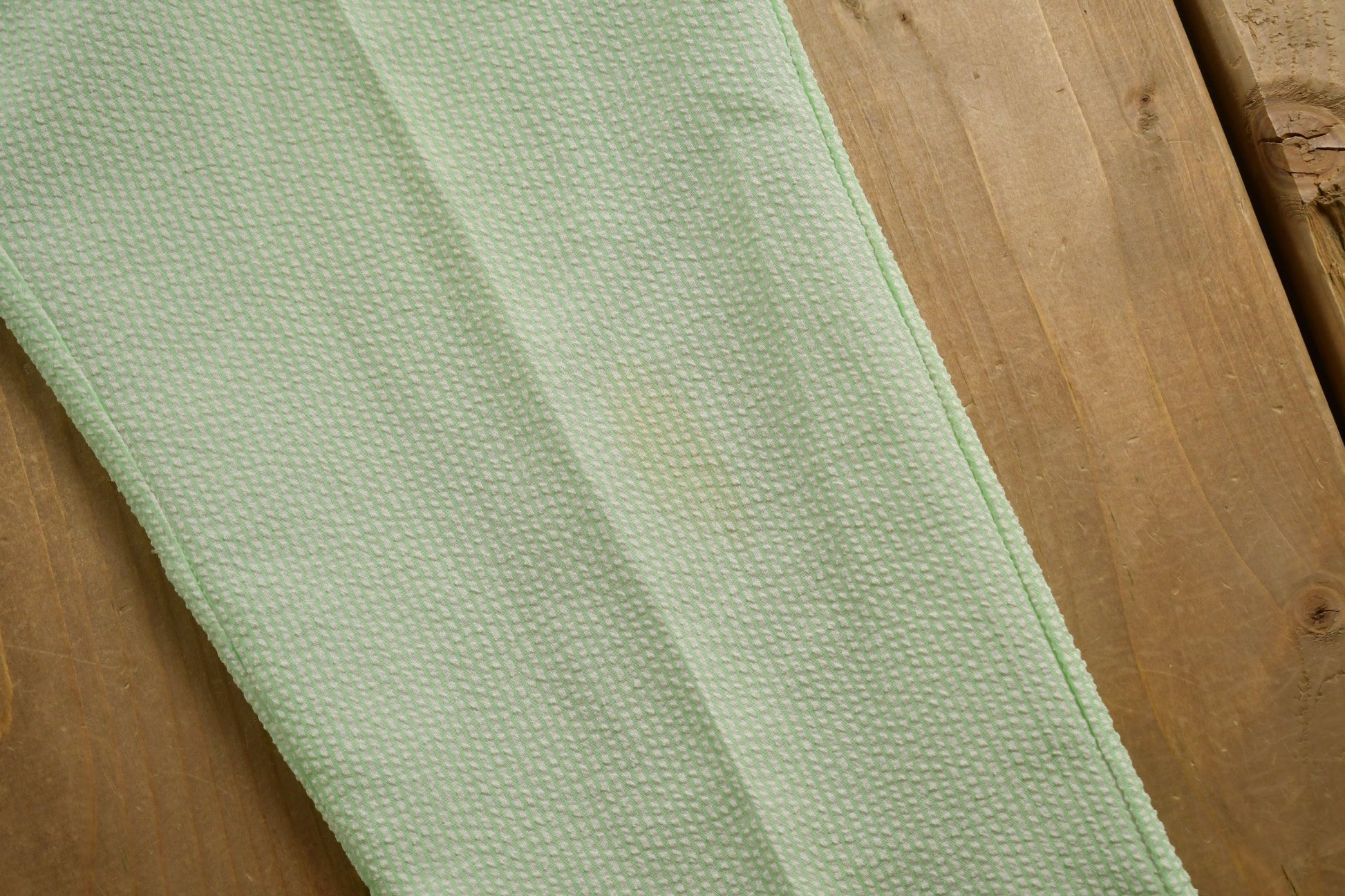 Vintage 1970s Seersucker Striped Pants Size 28 - 34 x 28