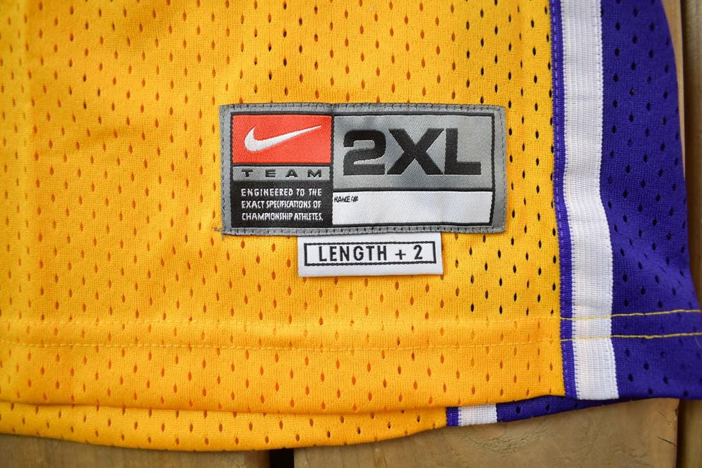 Vintage 2001 Deadstock Kobe Bryant Los Angeles Lakers #8 Nike Team Jersey Size XXL