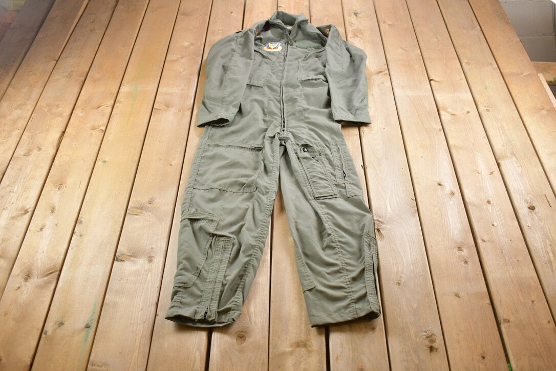 Vintage 1985 ArmyAir Force Coveralls Size 38 Regular
