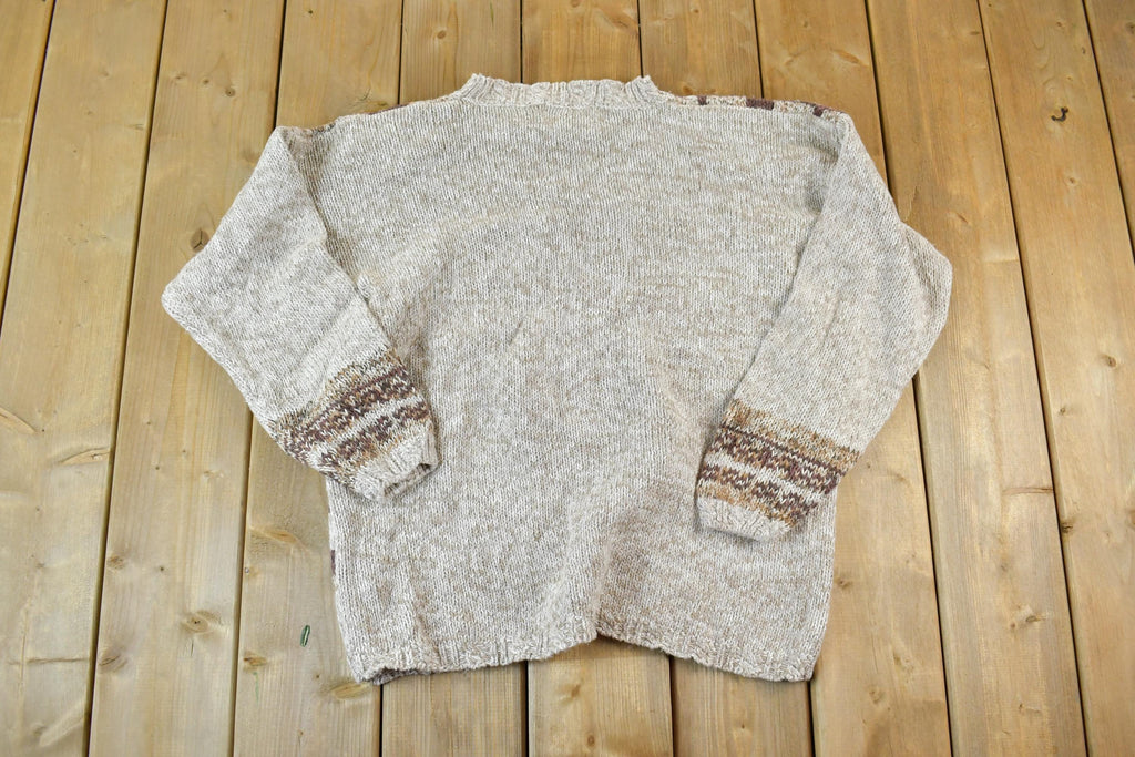 Vintage 1990s Tiara International Knit Crewneck Sweater
