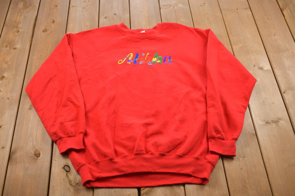 Vintage 1990s Hawaii Aloha Crewneck Sweatshirt
