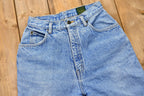 Vintage 1990s Distressed Concept XXV Light Wash Tapered Mom Jeans