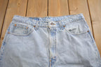 Vintage 1990s Levi's 550 Relaxed Fit Denim Jeans Made In USA Size 38x30