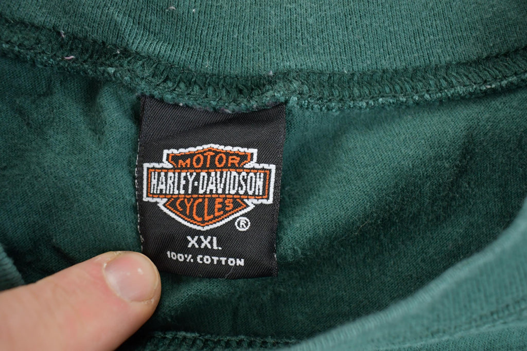 Vintage 1990s Harley Davidson St Thomas Graphic T-Shirt