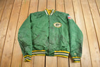 Vintage 1980s Green Bay Packers NFL Satin Starter Jacket