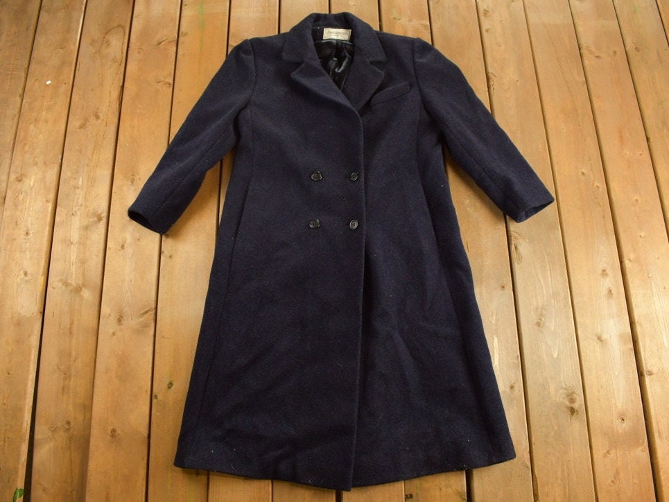 Vintage 1990's Jacobson's Wool Trench Coat