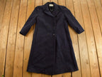 Vintage 1990's Jacobson's Wool Trench Coat