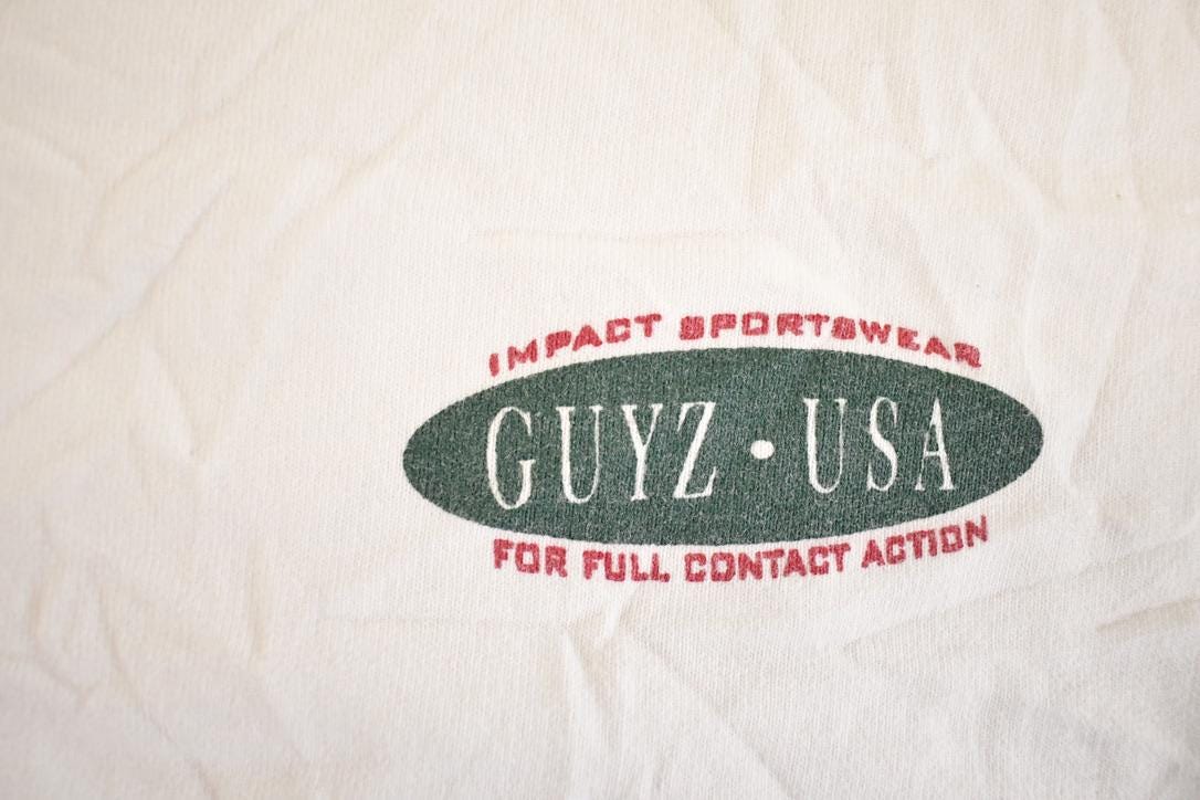 Vintage 1990s Guyz USA Souvenir Crewneck Sweatshirt Mens L