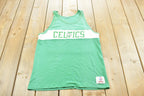 Vintage 1990s Boston Celtics NBA Basketball Nutmeg Mills Graphic Tank Top T-Shirt Mens M