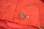 Vintage 1990s M Julian Red Suede Fringe Jacket