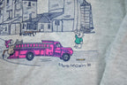 Vintage 1990s Barb Mccain Woden Double Collar Crewneck Sweatshirt