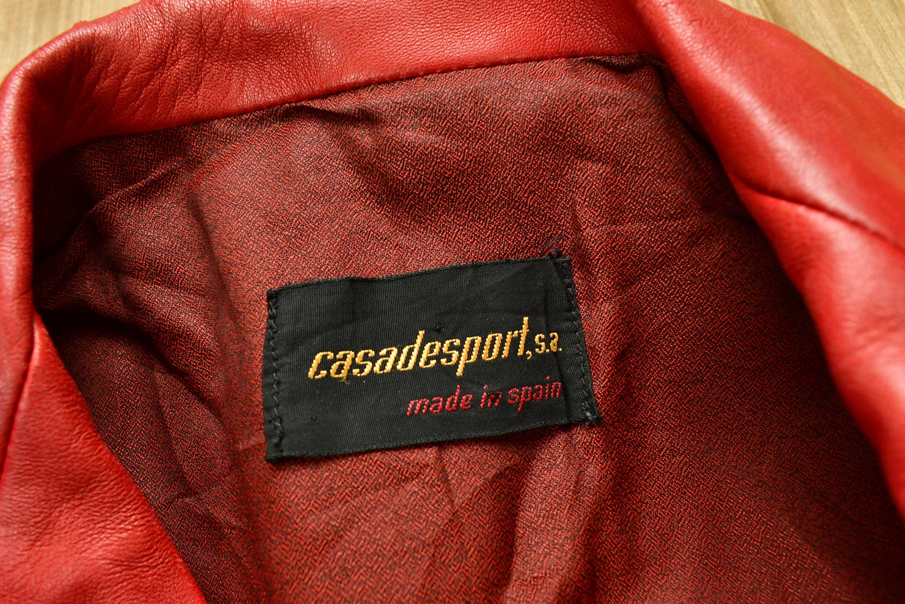 Vintage 1980s Cascadesport SA Full Length Leather Jacket