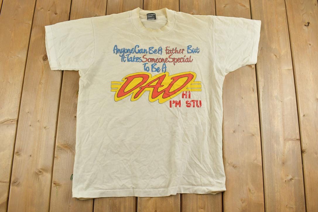 Vintage 1990s Special Dad Stu Souvenir T-Shirt