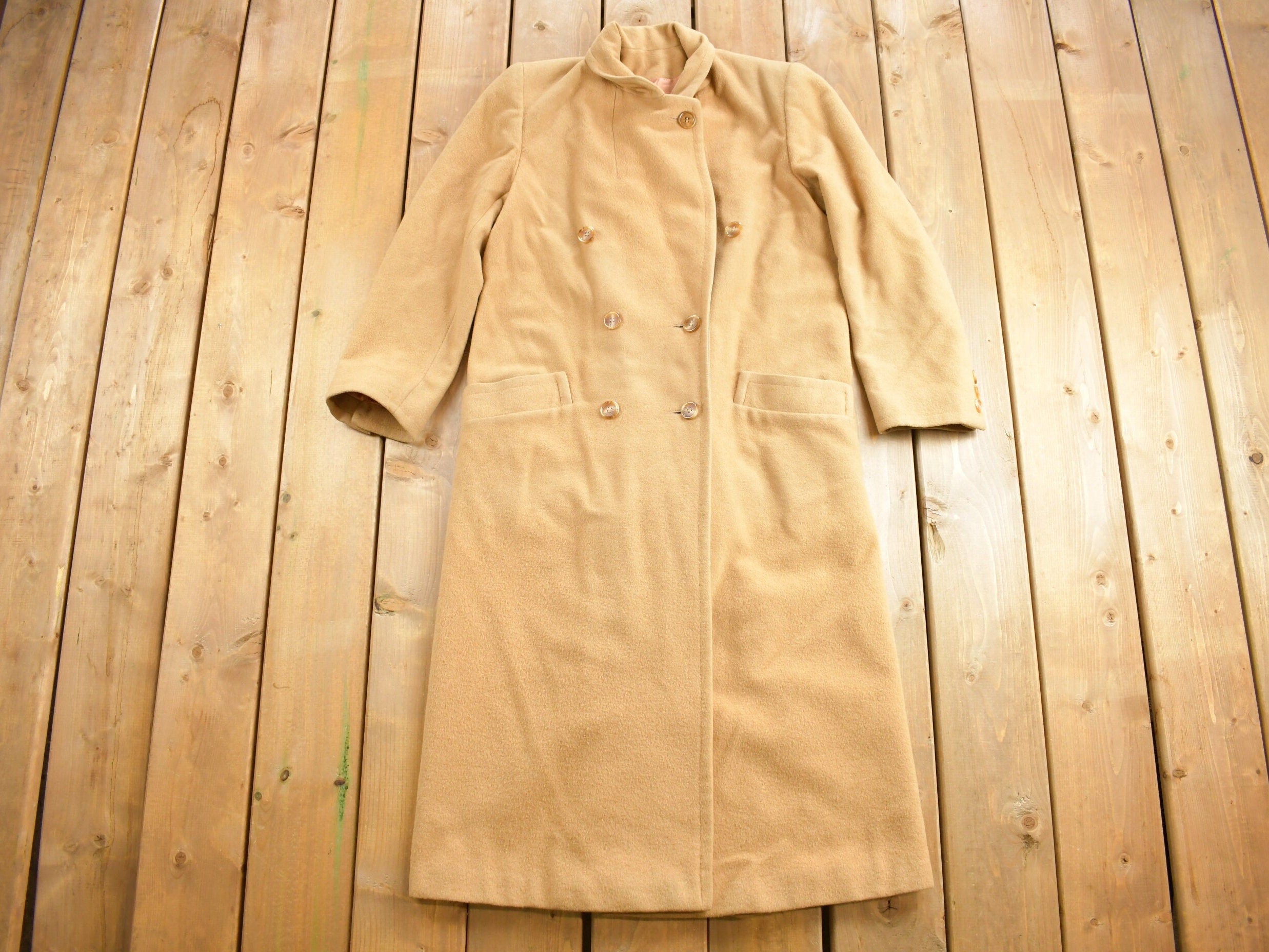 Vintage 1980s Marvin Richards Full Length Wool Jacket