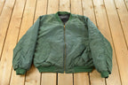 Vintage 1990s North Crest Reversible Bomber Jacket Men's XL