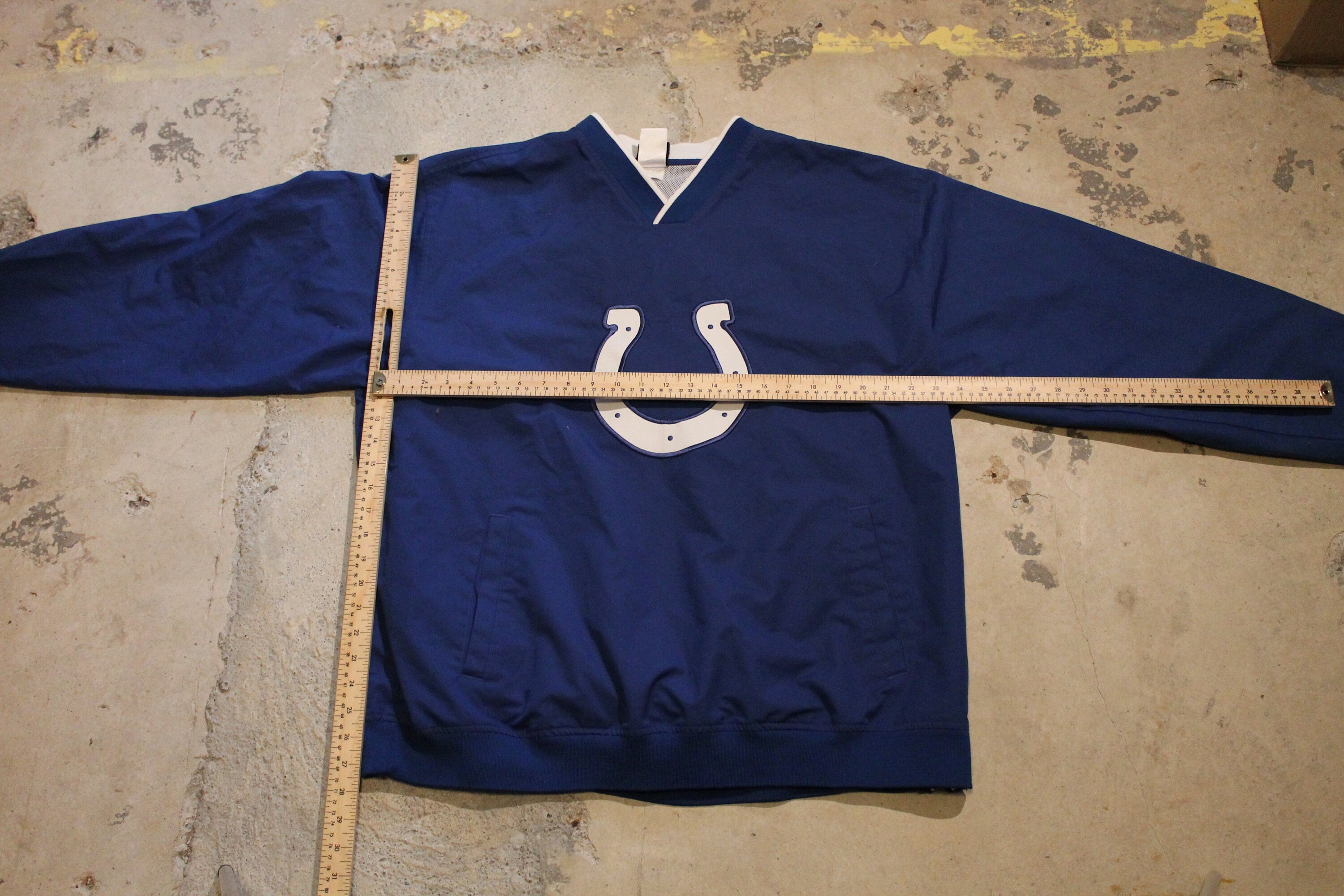 Vintage 1990s Indianapolis Colts NFL Pullover Windbreaker