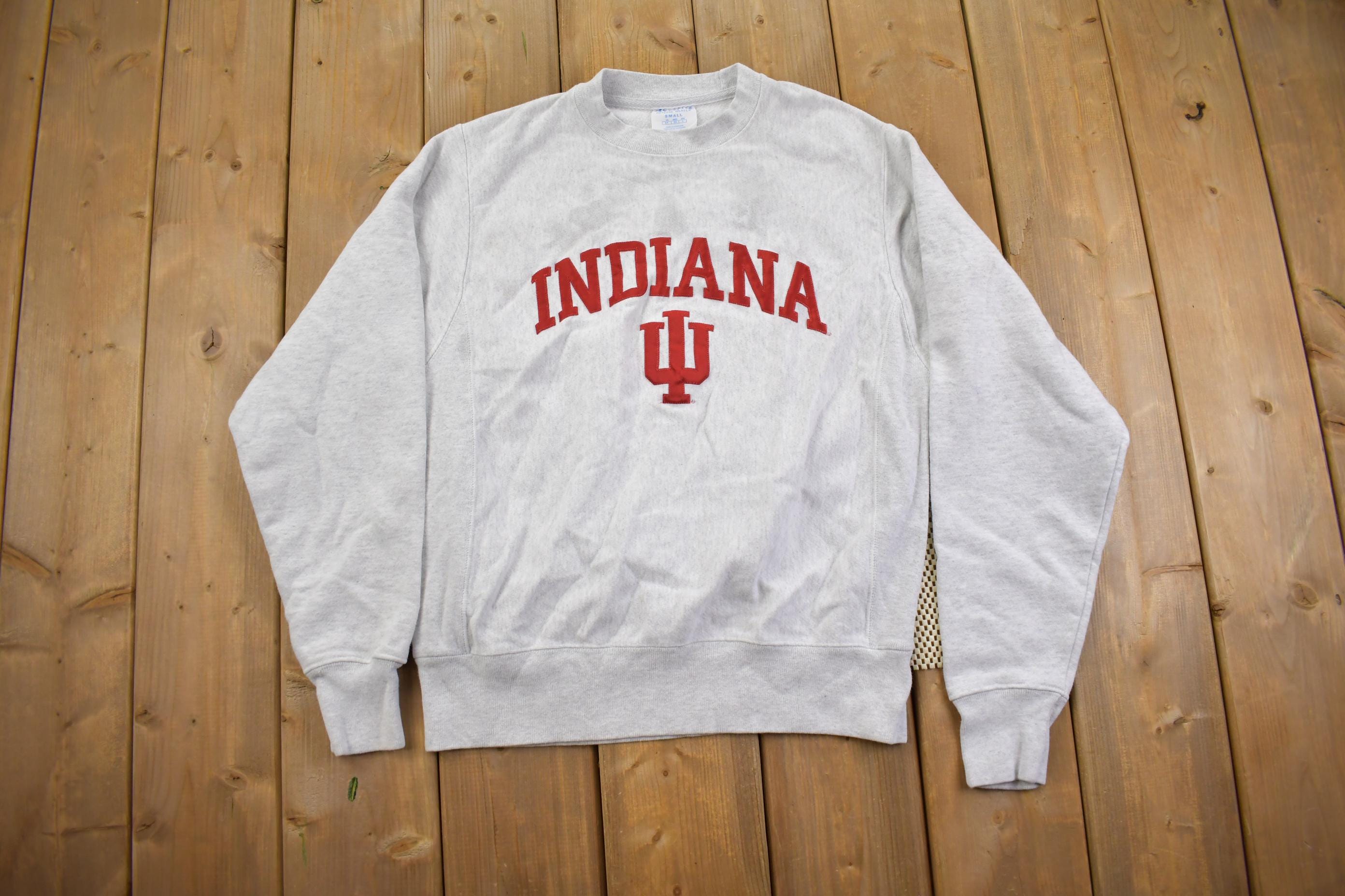 Vintage 1990s Champion Reverse Weave Heavy Weight University of Iowa Crewneck Sweatshirt - Small