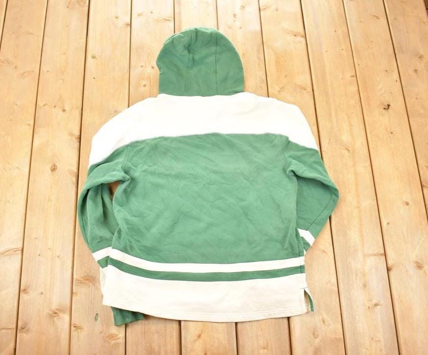 Vintage 1990s Reebok Minnesota Wild NHL Hockey Hoodie Sweatshirt Mens L