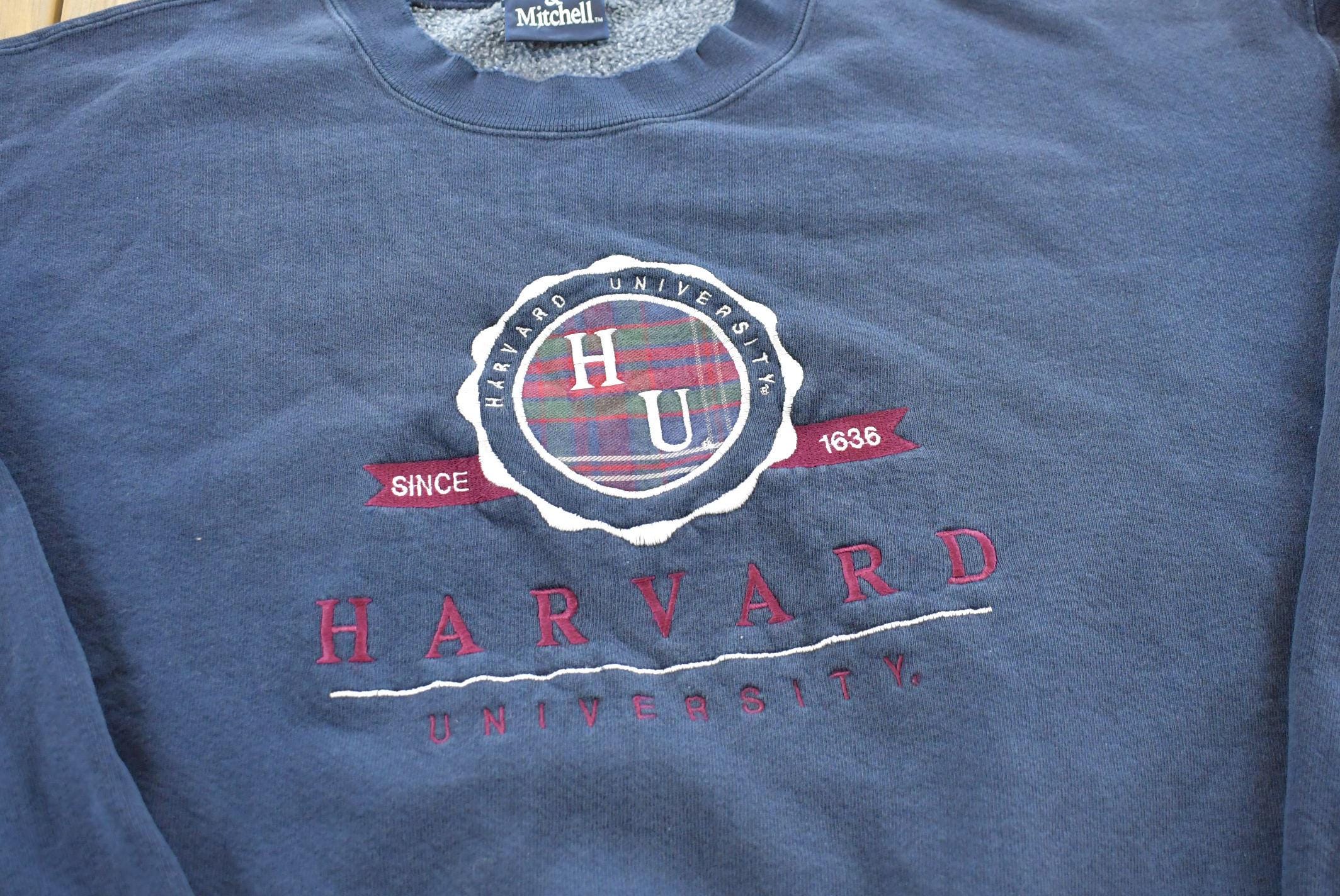Vintage 1990s Harvard University Crewneck Sweatshirt Men's XL  NCAA Sweatshirt  90 Collegiate  Americana  Ivy League  Made in USA