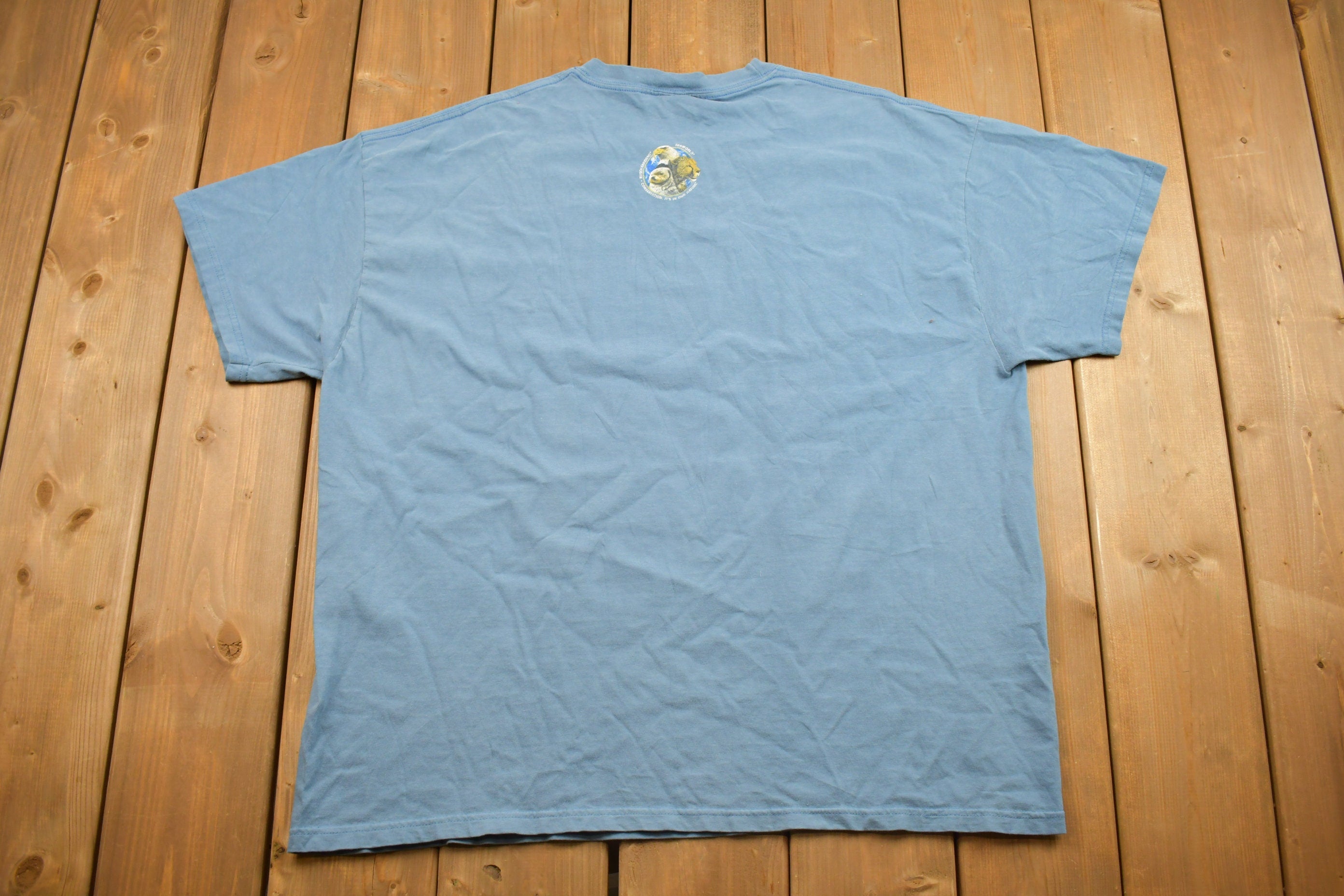 Vintage 1990s Busch Gardens Animal Family Graphic T-Shirt