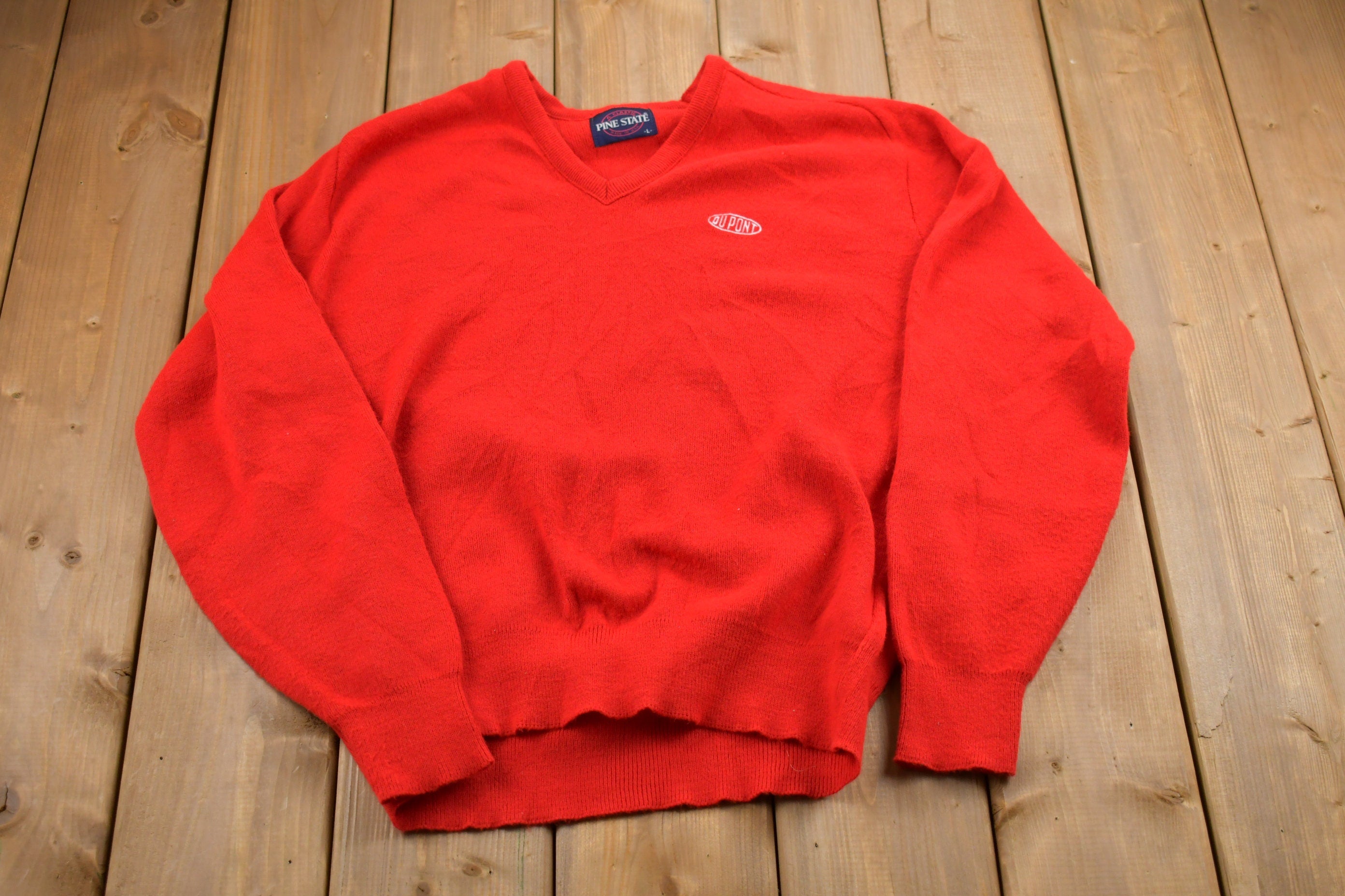 Vintage Pine State Dupont Knitted Sweater