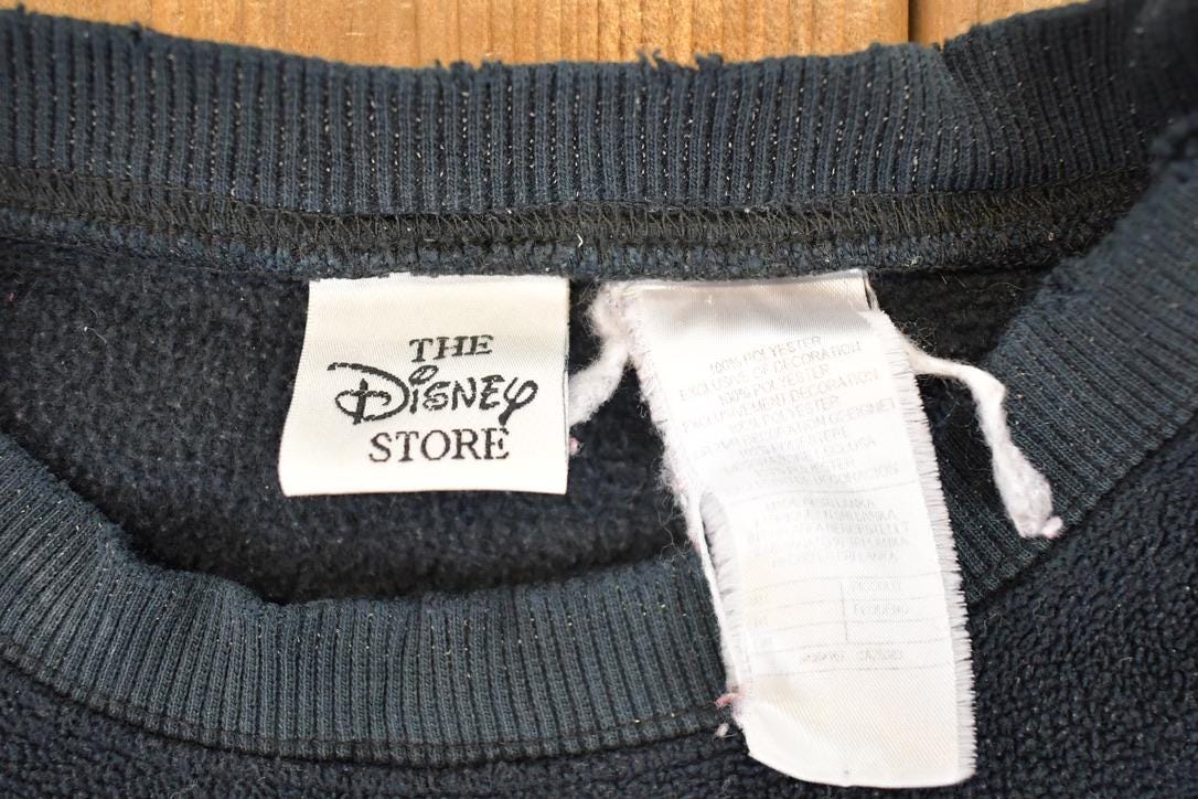 Vintage 1990s Disney Originals Crewneck Sweater Men's L / Vintage Mickey Mouse Sweatshirt / Disneyland Cartoon Sweater