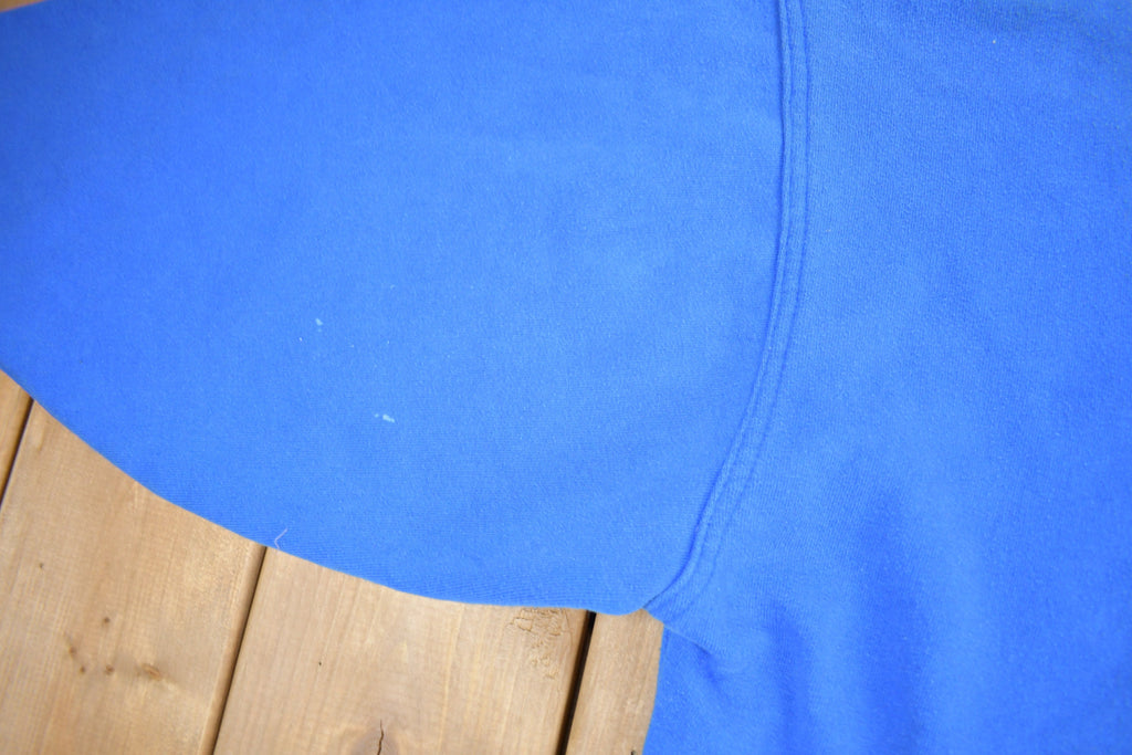 Vintage 1980s Blank Blue Crewneck Sweatshirt