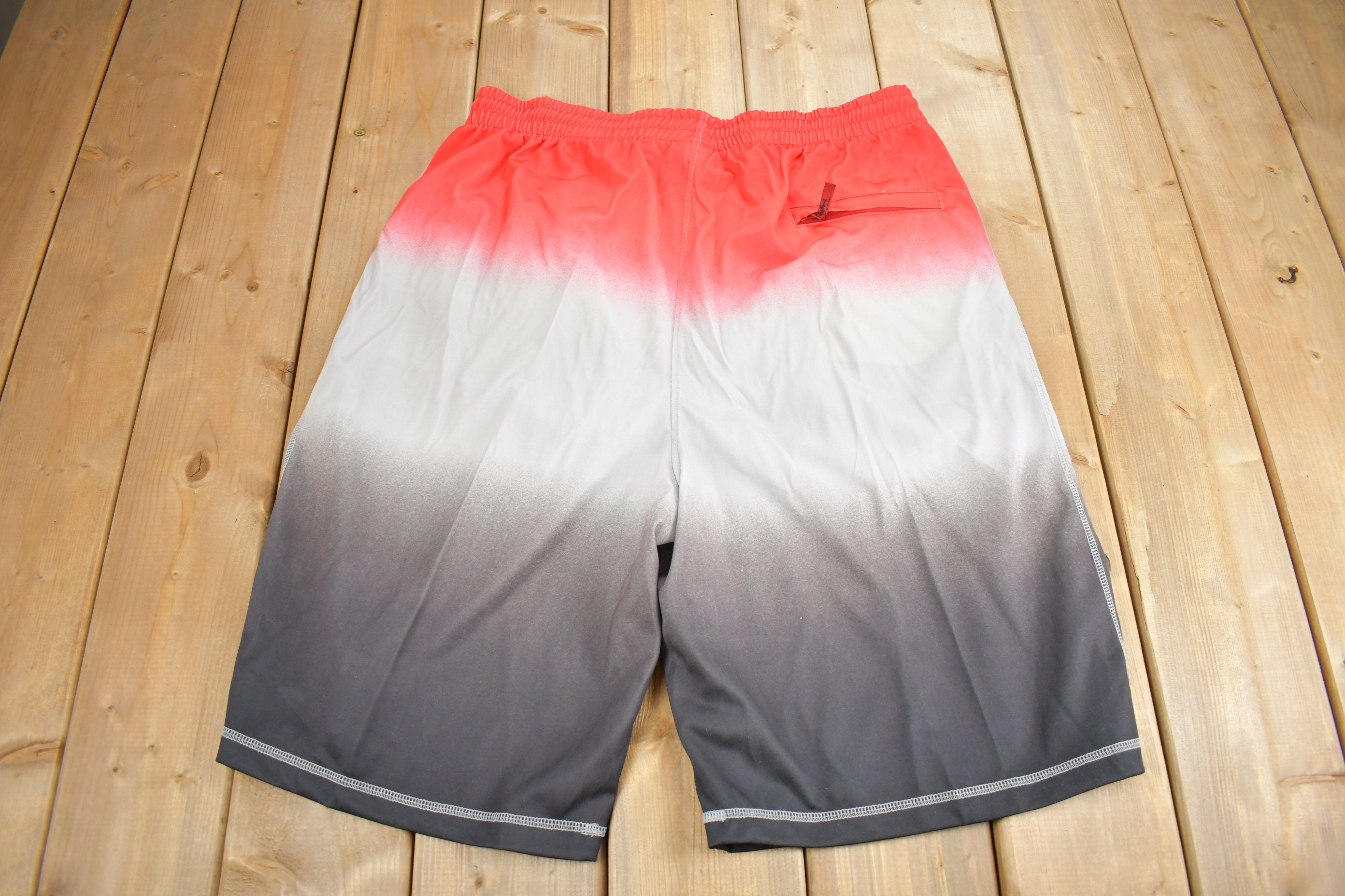 Vintage 1990s Fubu & Co Multi Color Baggy Shorts Size XXL