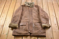 Vintage 1990s Laurence Roy Sherpa Lined Suede Jacket Jacket