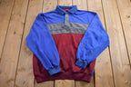 Vintage 1990s Striped Rugby Sweatshirt