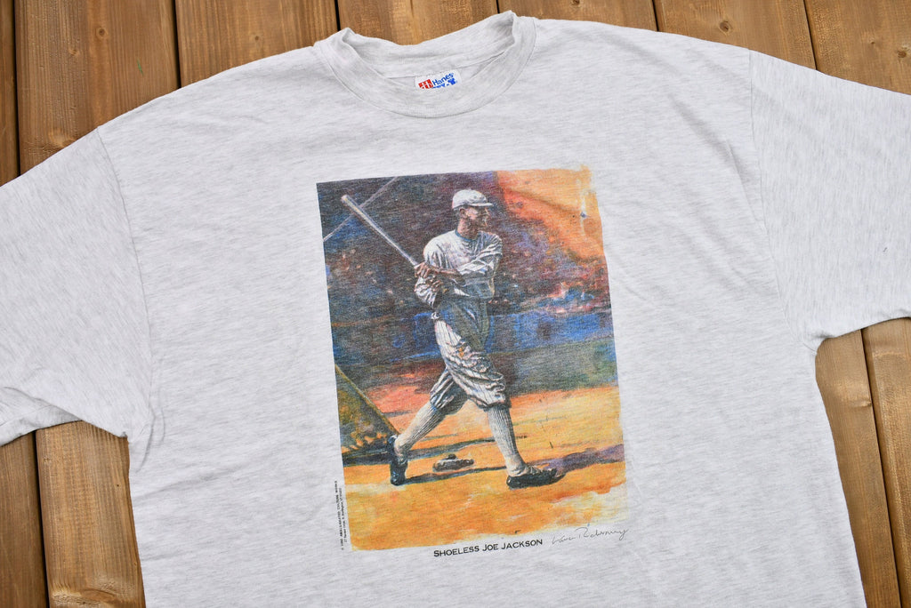 Vintage 1992 Shoeless Joe Jackson Graphic T-Shirt