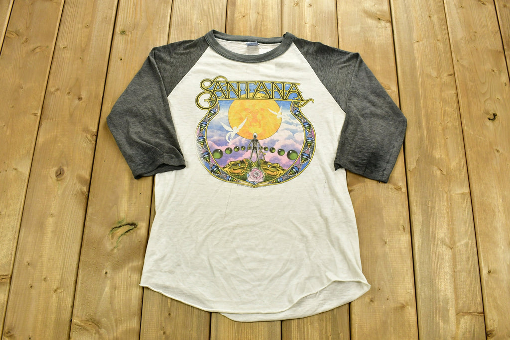 Vintage 1979 Carlos Santana Marathon Tour Raglan Band T-Shirt