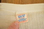 Vintage 1990s Long Johns Thermal Streetwear Blank Crewneck Sweatshirt Men's S / 90s Sun Faded Streetwear
