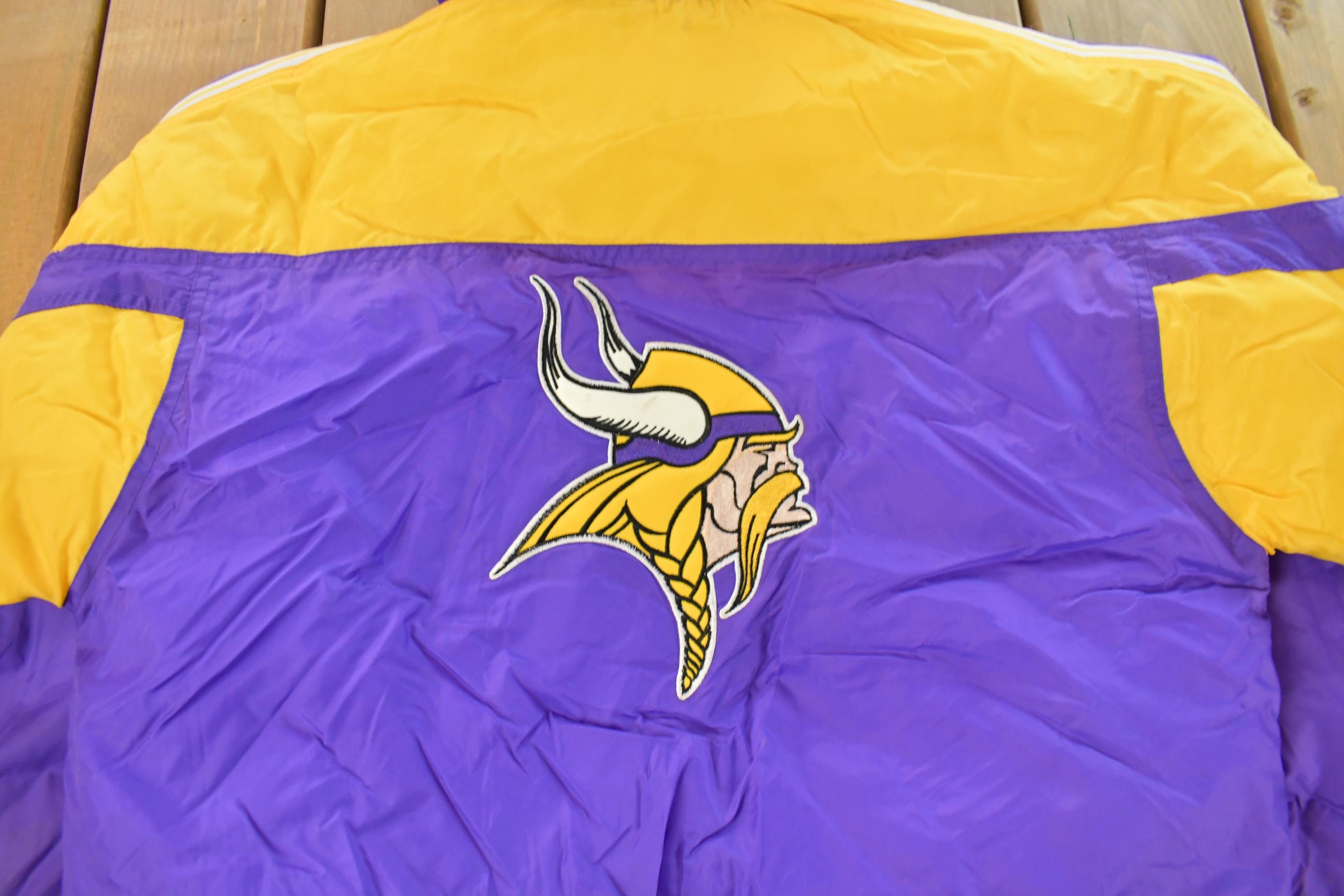 Vintage 1990s Minnesota Vikings NFL Football Jacket Youth Large