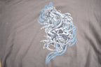 Vintage 1990s Bullhead Snake Graphic Hoodie