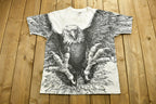 Vintage 90's All Over Eagle Print Single Stitch T-Shirt