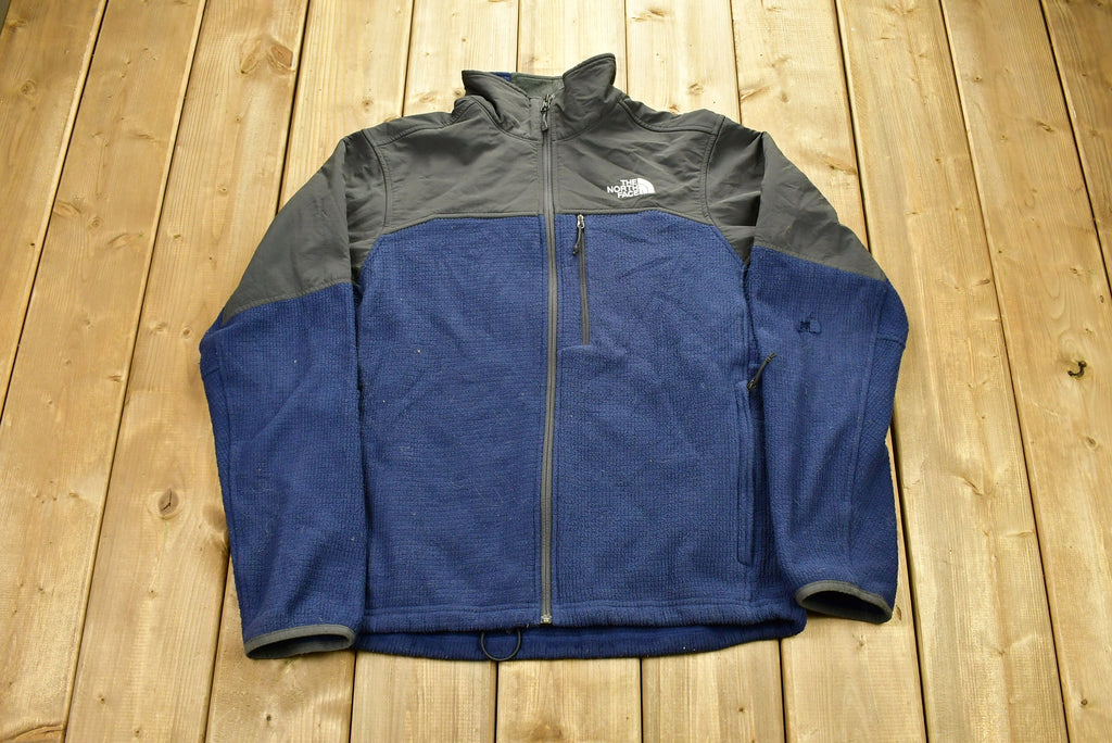 Vintage 1990s The North Face Full Zip Fleece Sweater  Sportswear  1990s TNF  Streetwear  Athleisure  Hiking  Fall  Winter