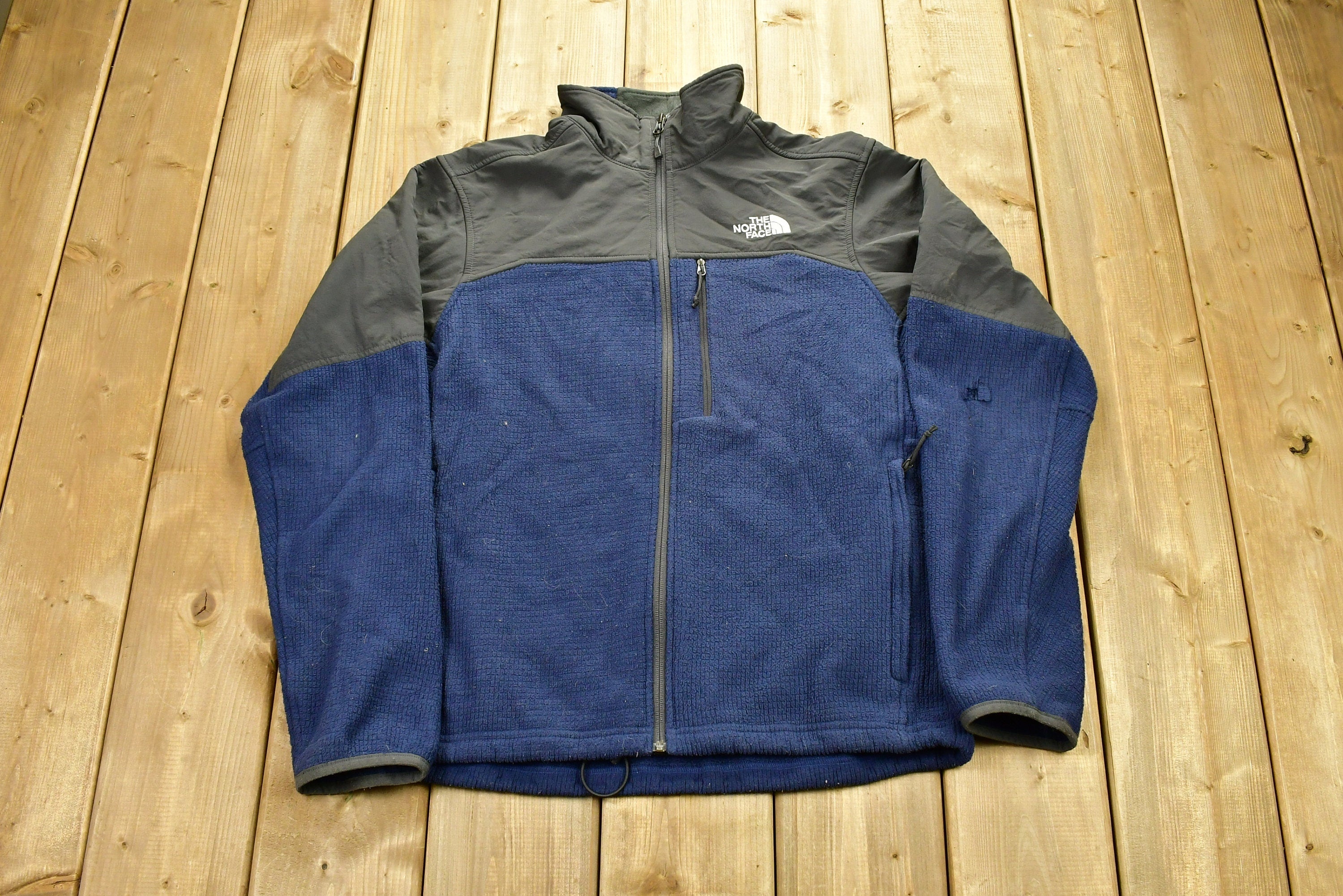 Vintage 1990s The North Face Full Zip Fleece Sweater  Sportswear  1990s TNF  Streetwear  Athleisure  Hiking  Fall  Winter