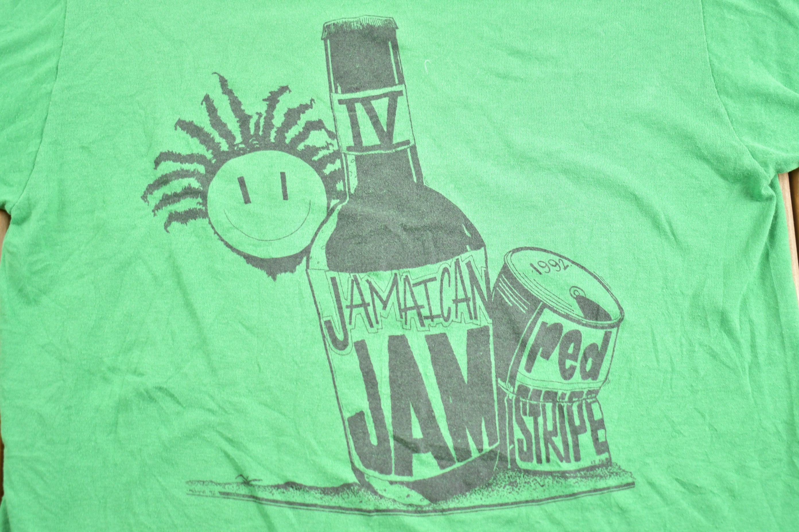 Vintage 1992 The Jam Jamaica Graphic T Shirt