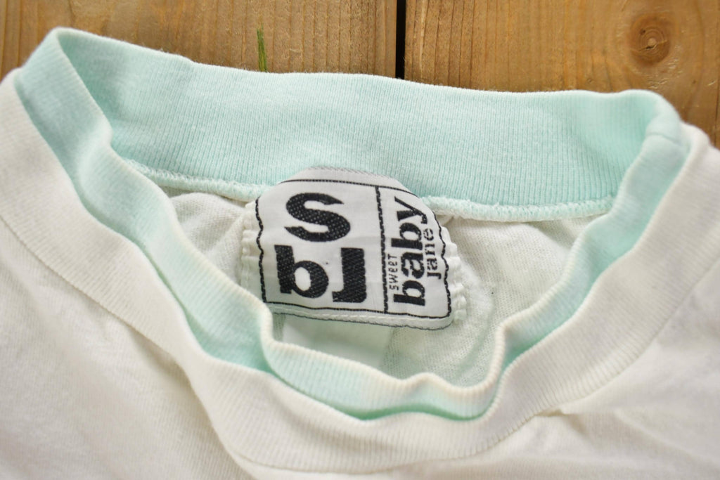 Vintage 1990s Farm Theme Graphic Double Collar T-Shirt