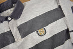 Vintage 1990s Bugle Boy Striped Rugby Style Sweatshirt Size XL