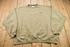 Vintage 1990s Blank Beige Reebok Crewneck Sweatshirt