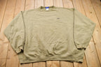Vintage 1990s Blank Beige Reebok Crewneck Sweatshirt