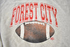 Vintage 1990s Forest City Football Collegiate Hoodie Made In USA