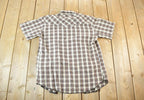 Vintage 1990s Wrangler Western Shirts Button Up Cowboy Style Shirt