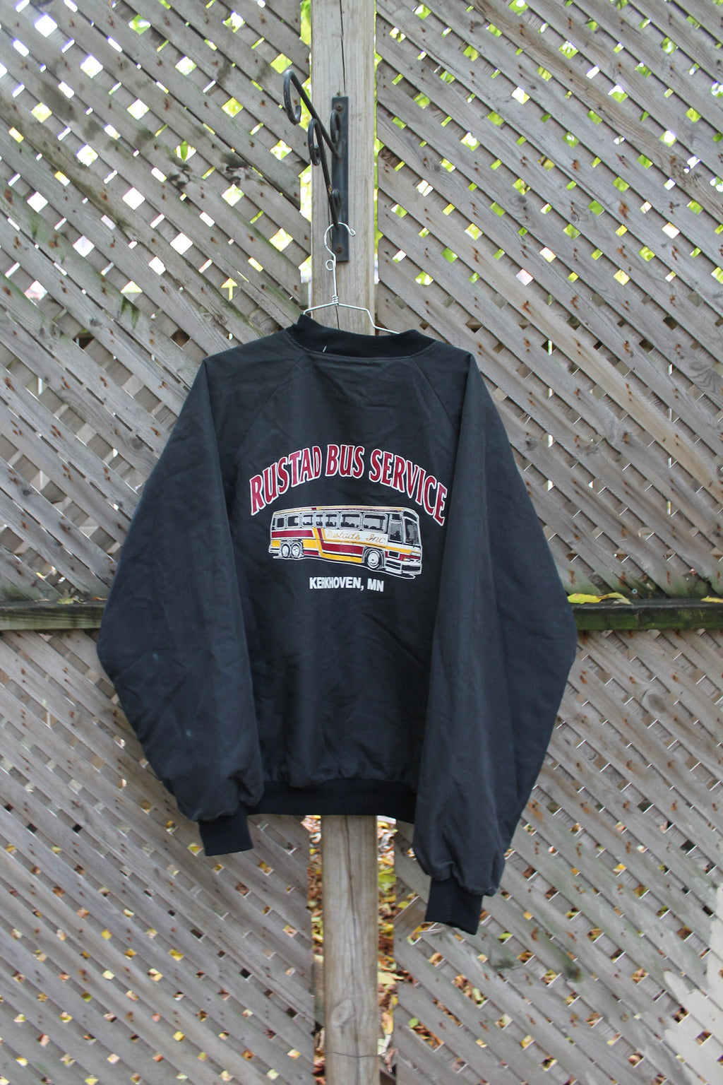 Vintage 1990s Rustard Bus Service Bomber Jacket
