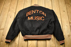 Vintage 1990s Benton Music Wool Varsity Jacket